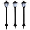 Outdoor Solar Lamps 3 pcs LED Black