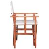 Director's Chairs 2 pcs Solid Acacia Wood