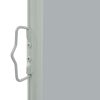 Patio Retractable Side Awning 31.5"x118.1" Gray