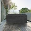 210D Waterproof Outdoor Furniture Cover Windproof Dustproof Patio Furniture Protector Oxford Cloth Garden 2XL Size