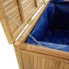 Patio Storage Box 35.4"x20.5"x21.7" Bamboo