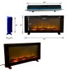 42 In Wall-Mounted (Surface) Electronic Fireplace-10 Colors Back Light(CSA Certification)