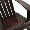 Patio Rocking Chair Wood Brown