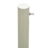 Patio Retractable Side Awning 70.9"x236.2" Cream