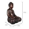 [only for pickup with a prepaid label]16.1inch Zen Buddha Indoor Outdoor Statue for Yard Garden Patio Deck Home Decor