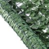 Free shipping Products Outdoor Garden 2pcs 100*300cm  Artificial Faux Ivy Hedge Leaf and Vine Privacy Fence Wall Screen(952 Leaves) - Green  YJ