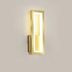 Personality Corridor Wall Light Modern Simple Living Room Background (Option: Gold L-Neutral light)