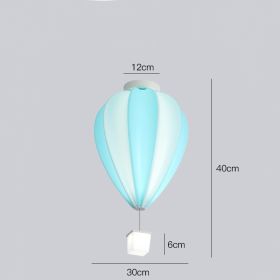 Creative Ceiling Lamp Of Cartoon Children's Room (Option: White blue-Infinite dimming)