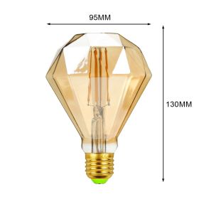 Net Celebrity Retro Lamp Shaped Bulb (Option: 2 Style-110V 4W 2700K)