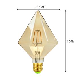 Net Celebrity Retro Lamp Shaped Bulb (Option: 1 Style-110V 4W 2700K)