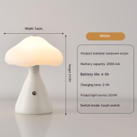 Creative Touch Charging Lamp Atmosphere (Color: White)