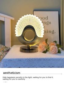 Charging Decoration Modern Light Luxury Touch Small Night Lamp (Option: Shell A)