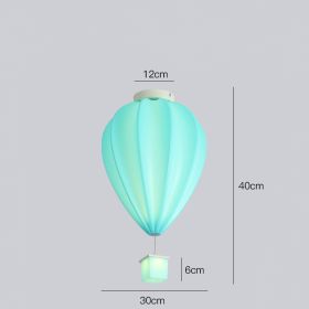 Creative Ceiling Lamp Of Cartoon Children's Room (Option: Blue-Infinite dimming)