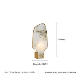 Marble Table Lamp New Chinese Study (Option: Warm Light-280x550-US)