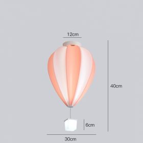 Creative Ceiling Lamp Of Cartoon Children's Room (Option: White pink-Infinite dimming)