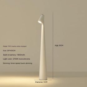 Creative High Leg Multifunctional Living Room Portable Charging Decorative Table Lamp (Option: 1800 MA-Small Matte)