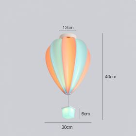 Creative Ceiling Lamp Of Cartoon Children's Room (Option: Blue pink-Infinite dimming)