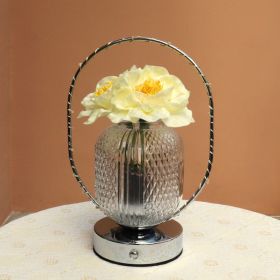 Led Carnation Small Night Lamp Decoration Living Room (Option: 12W-Beige)