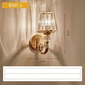 Simple Modern Staircase New Eye-protection Wall Lamp (Option: 507Single head-LED tricolor without strobosco)