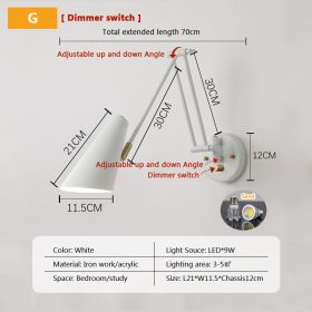 LED Study Reading Wall Lamp (Option: Style G1-Neutral light)