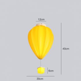 Creative Ceiling Lamp Of Cartoon Children's Room (Option: Yellow-Infinite dimming)